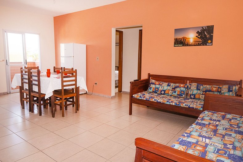 Apartamento Praia Grande de Ubatuba, Único, 2 vagas garagem,