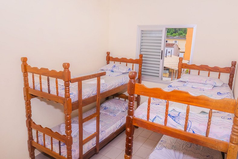 Apartamento Praia Grande de Ubatuba, Único, 2 vagas garagem,