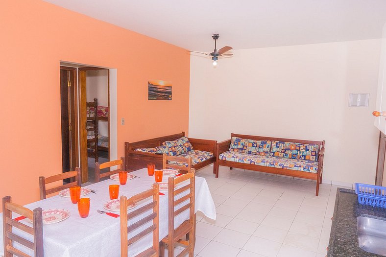 Apartamento Praia Grande de Ubatuba, Único, 2 vagas garagem,