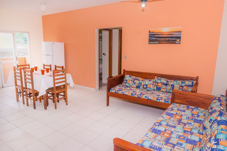 Apartamento Praia Grande de Ubatuba, Único, 2 vagas garagem,