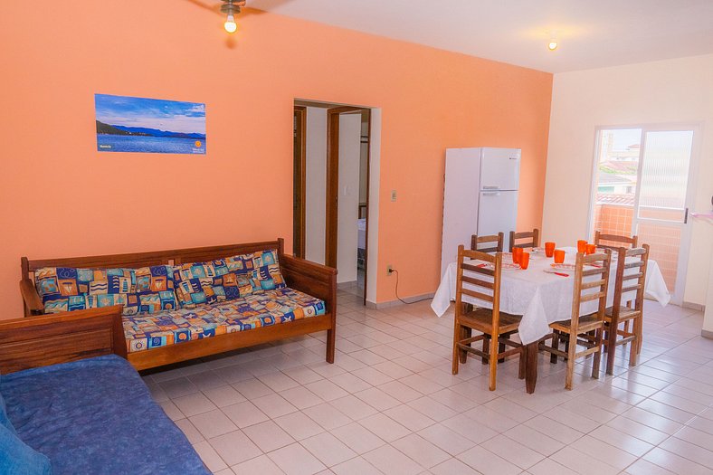 Apartamento Praia Grande de Ubatuba, Único, 2 vagas garagem,