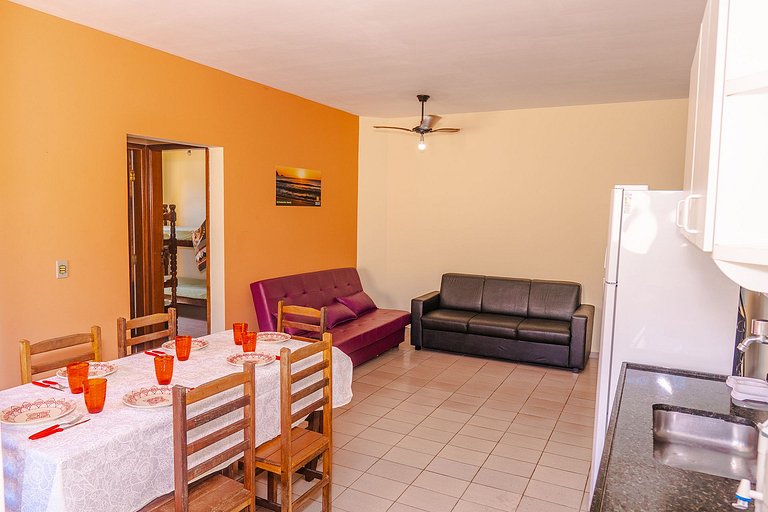 Apartamento Praia Grande Ubatuba, Individual, 2 estacionamie