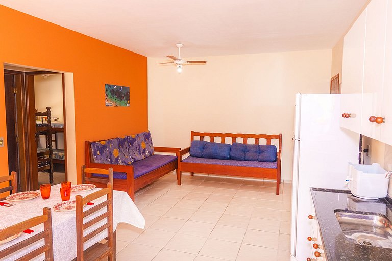 Praia Grande Ubatuba Apartment, Single, 2 parking spaces, Wi