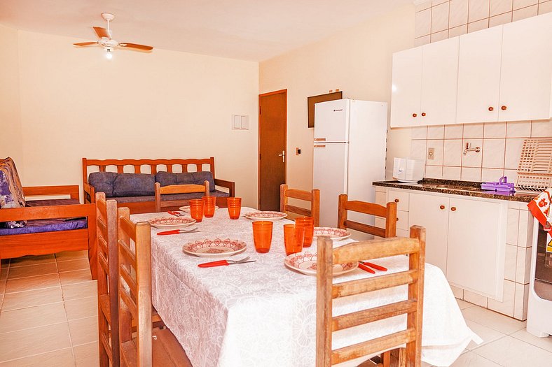 Praia Grande Ubatuba Apartment, Single, 2 parking spaces, Wi