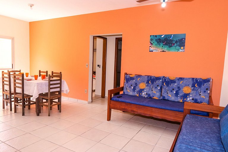 Praia Grande Ubatuba Apartment, Single, 2 parking spaces, Wi