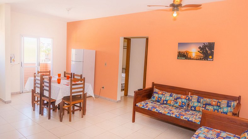 Praia Grande Ubatuba Apartment, Single, 2 parking spaces, Wi