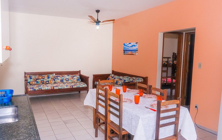 Praia Grande Ubatuba Apartment, Single, 2 parking spaces, Wi