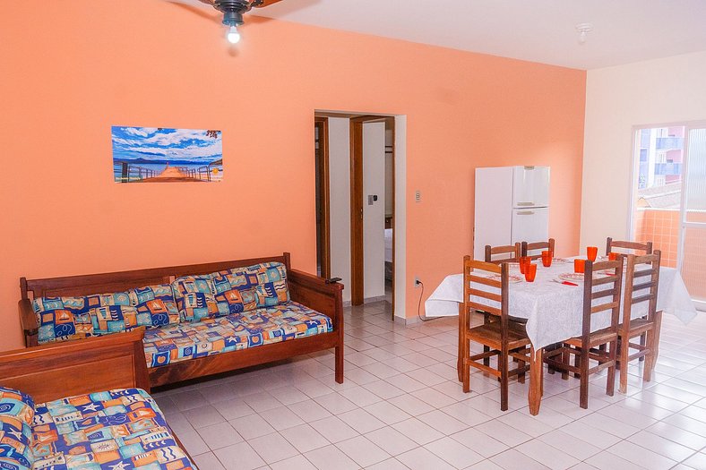 Praia Grande Ubatuba Apartment, Single, 2 parking spaces, Wi