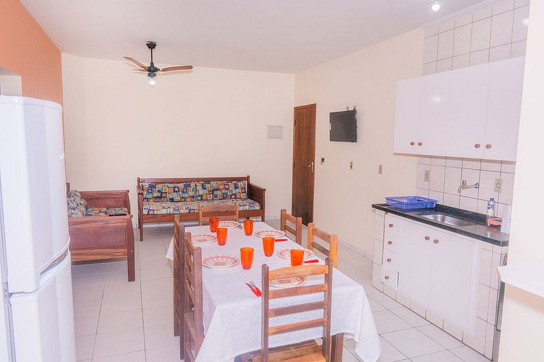 Praia Grande Ubatuba Apartment, Single, 2 parking spaces, Wi