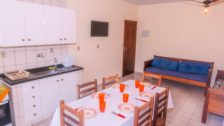 Praia Grande Ubatuba Apartment, Single, 2 parking spaces, Wi